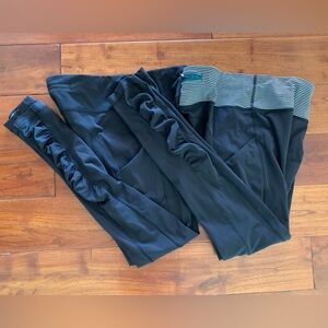 Lululemon Speed Up Tight Lot Womens sz 6 Full-On Luxtreme Black Stretch Leggings